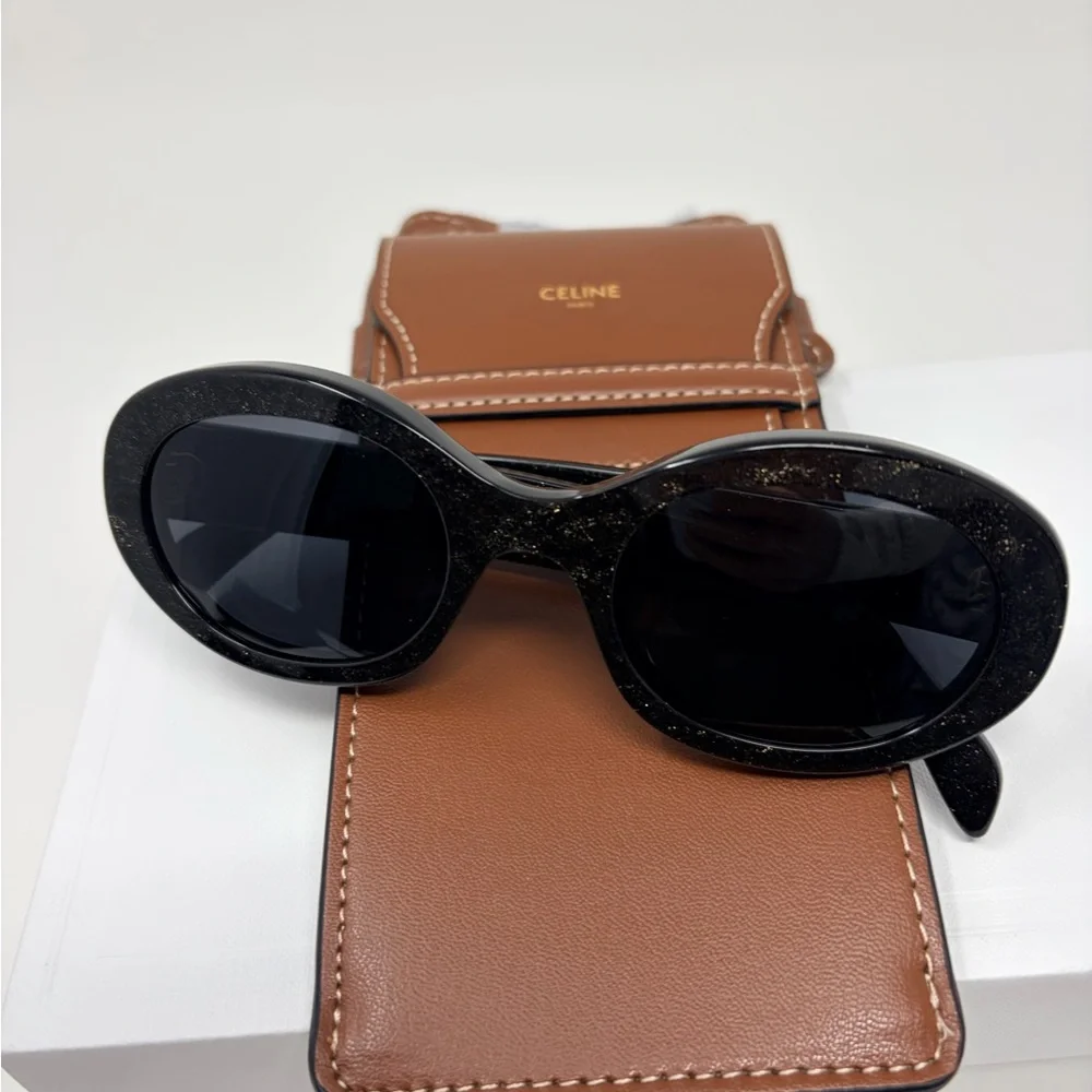New Celine Triomphe Oval Sunglasses - Picture 11 of 12